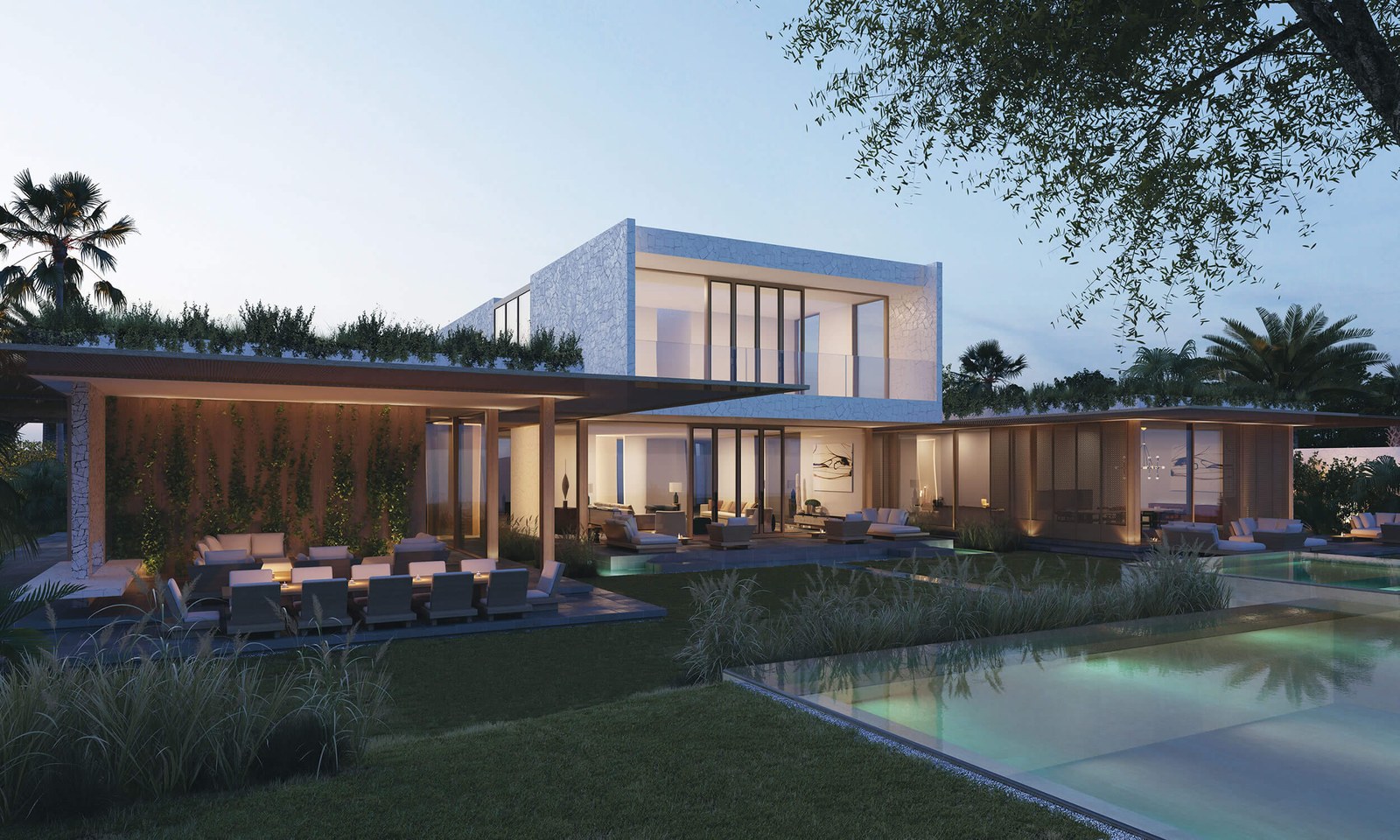 Contemporary residential architecture by Janine Stone — private villa